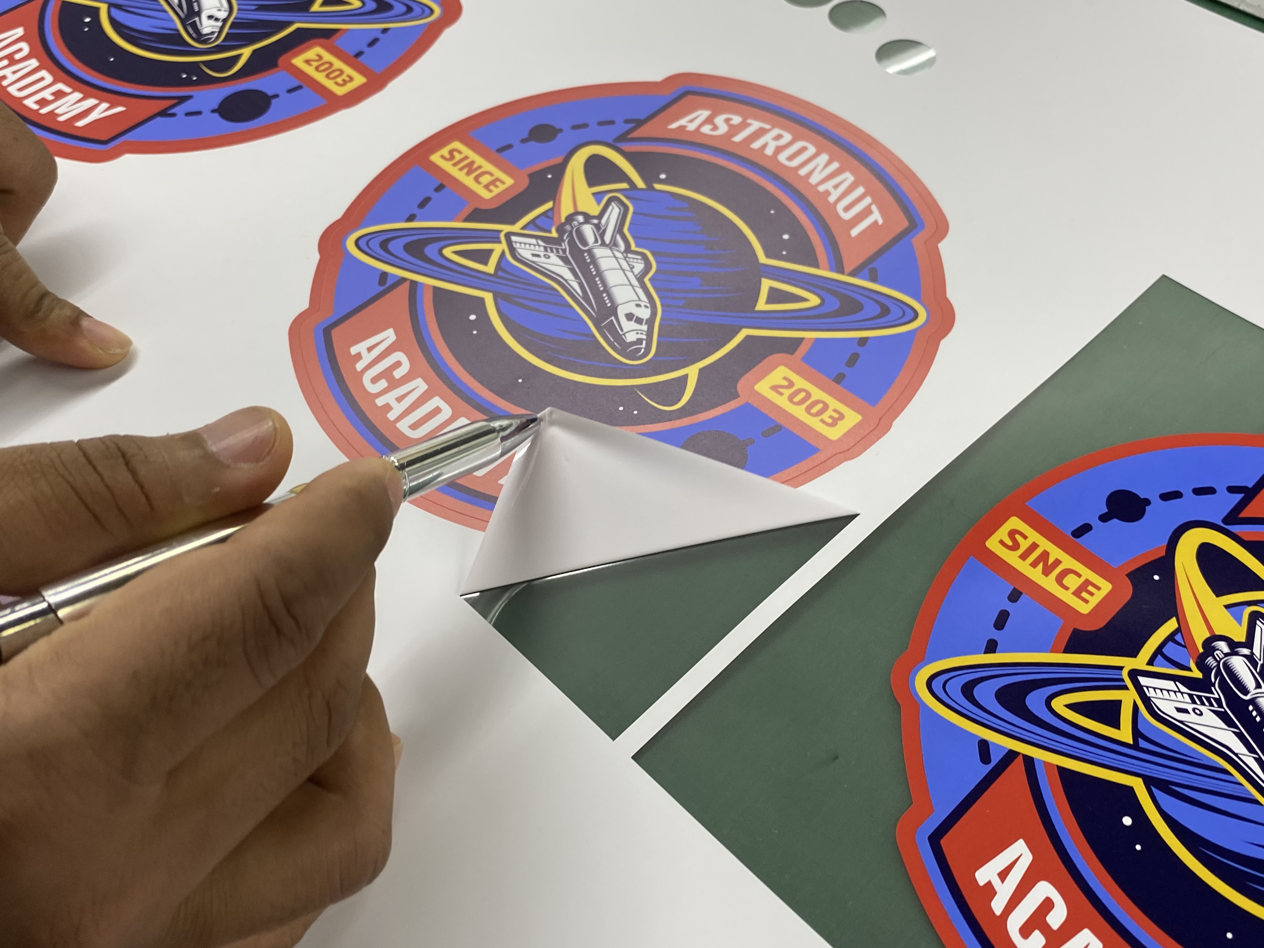 印刷している画像